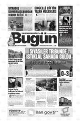 KAHRAMANMARAŞ'TA BUGÜN