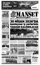 KAHRAMANMARAŞ MANŞET