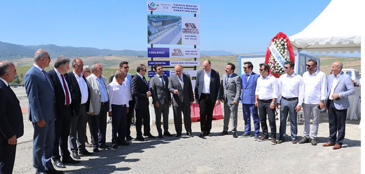 YALOVA MAKİNE OSB’DE ÜRETİM TESİSLERİ TEMEL ATIMI DEVAM EDİYOR