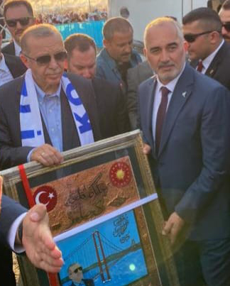 YILDIRIM’DAN, CUMHURBAŞKANI ERDOĞAN’A ÖZEL HEDİYE