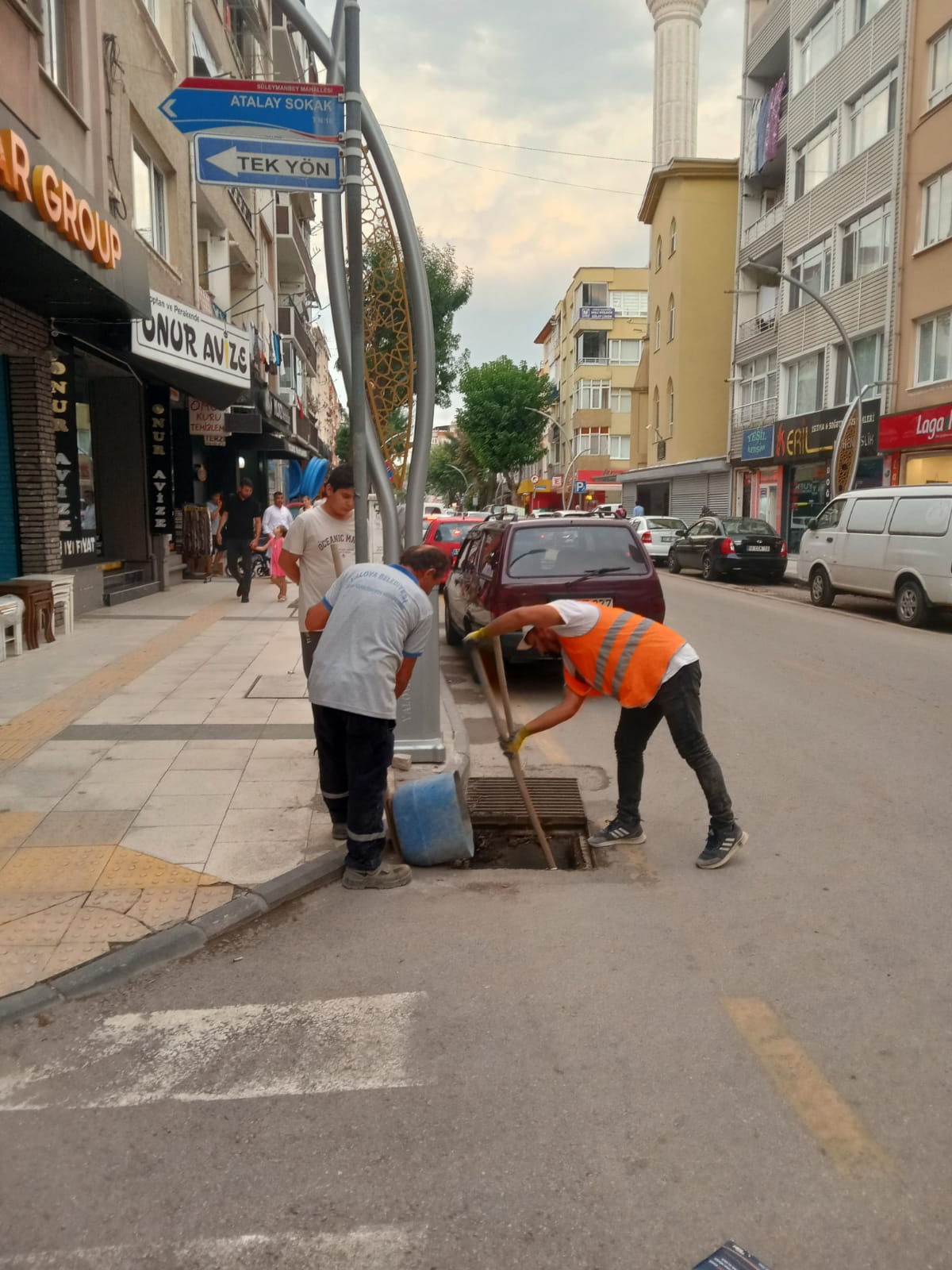 YALOVA BELEDİYESİ’NDEN SAĞANAK YAĞIŞA TEDBİR