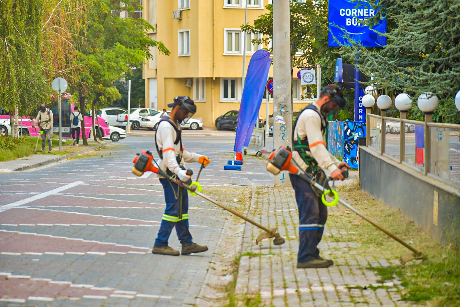 YABANİ OT TEMİZLEME ÇALIŞMALARI DEVAM EDİYOR