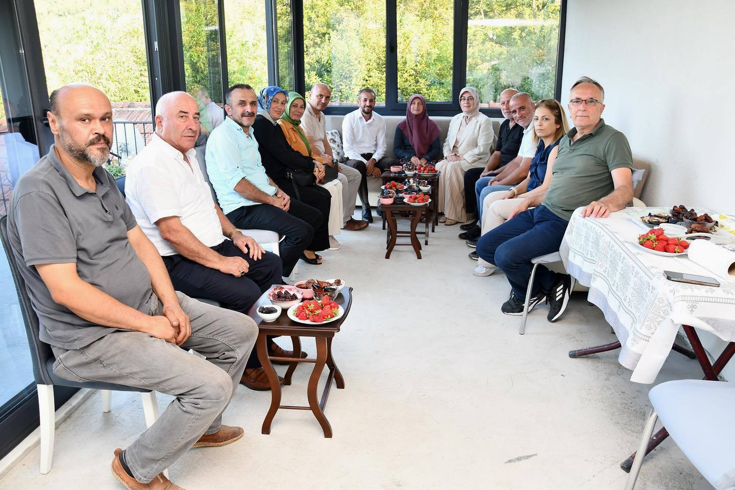 HACDAN DÖNEN ÇİFTÇİ’YE ZİYARET