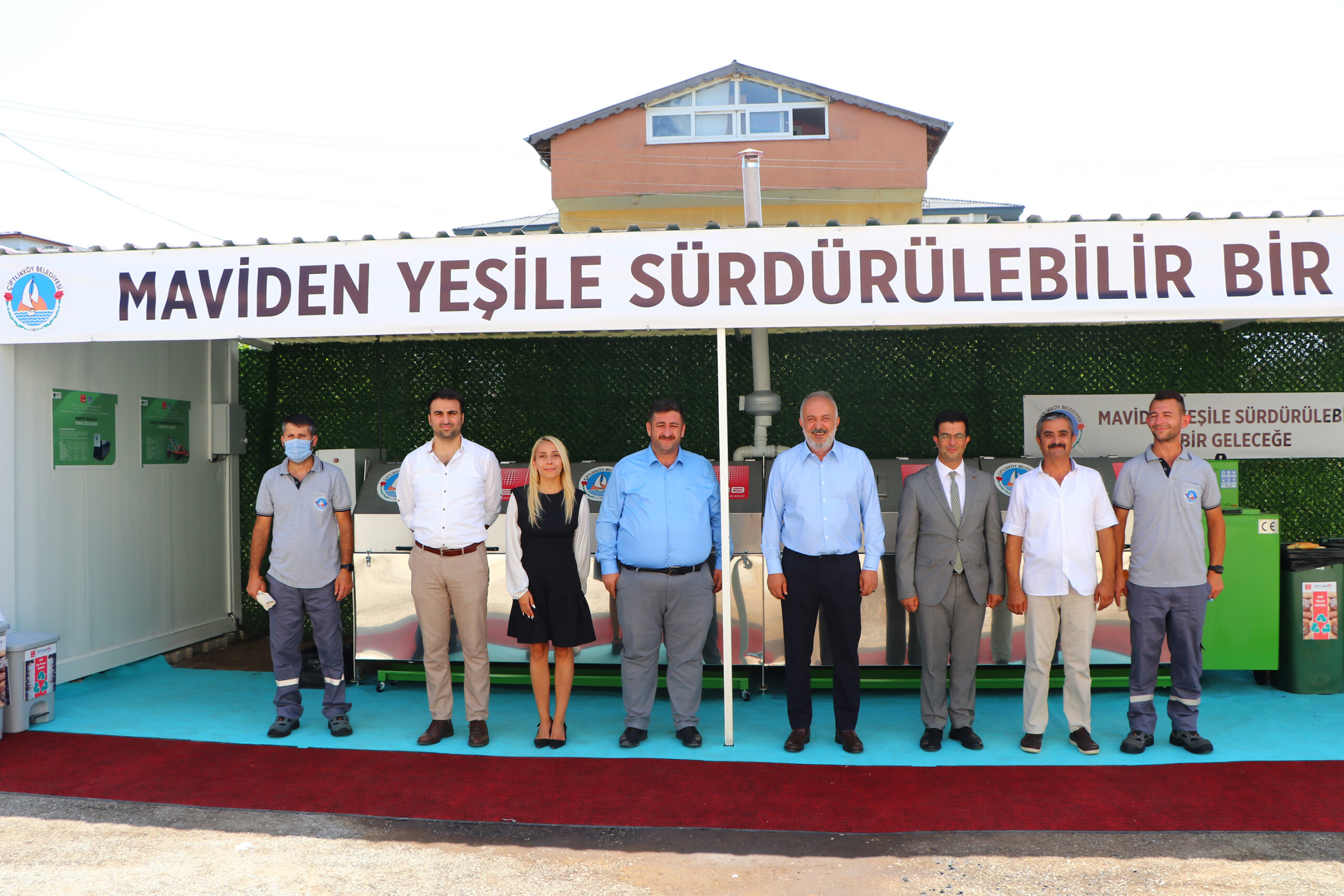 ÇİFTLİKKÖY BELEDİYESİ, MAVİDEN YEŞİLE PROJESİ İLE ÖDÜL ALDI