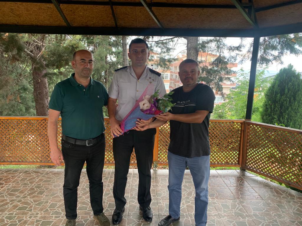 İLÇE JANDARMA KOMUTANI KOÇAK’A HAYIRLI OLSUN ZİYARETİ