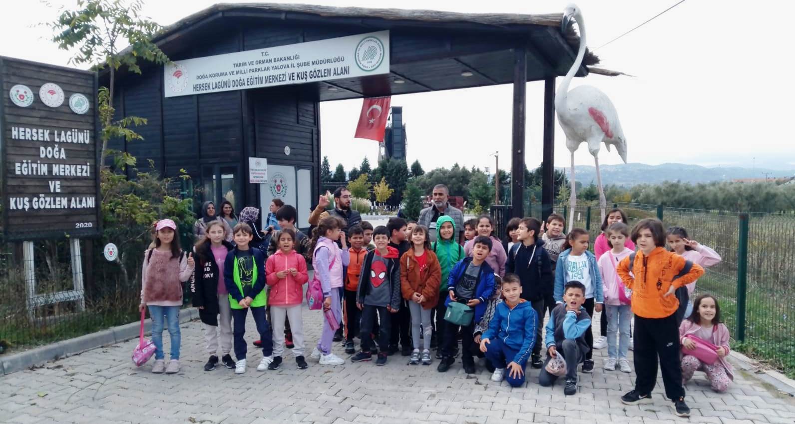 MİNİK ÖĞRENCİLER, HERSEK LAGÜNÜNÜ GEZDİ