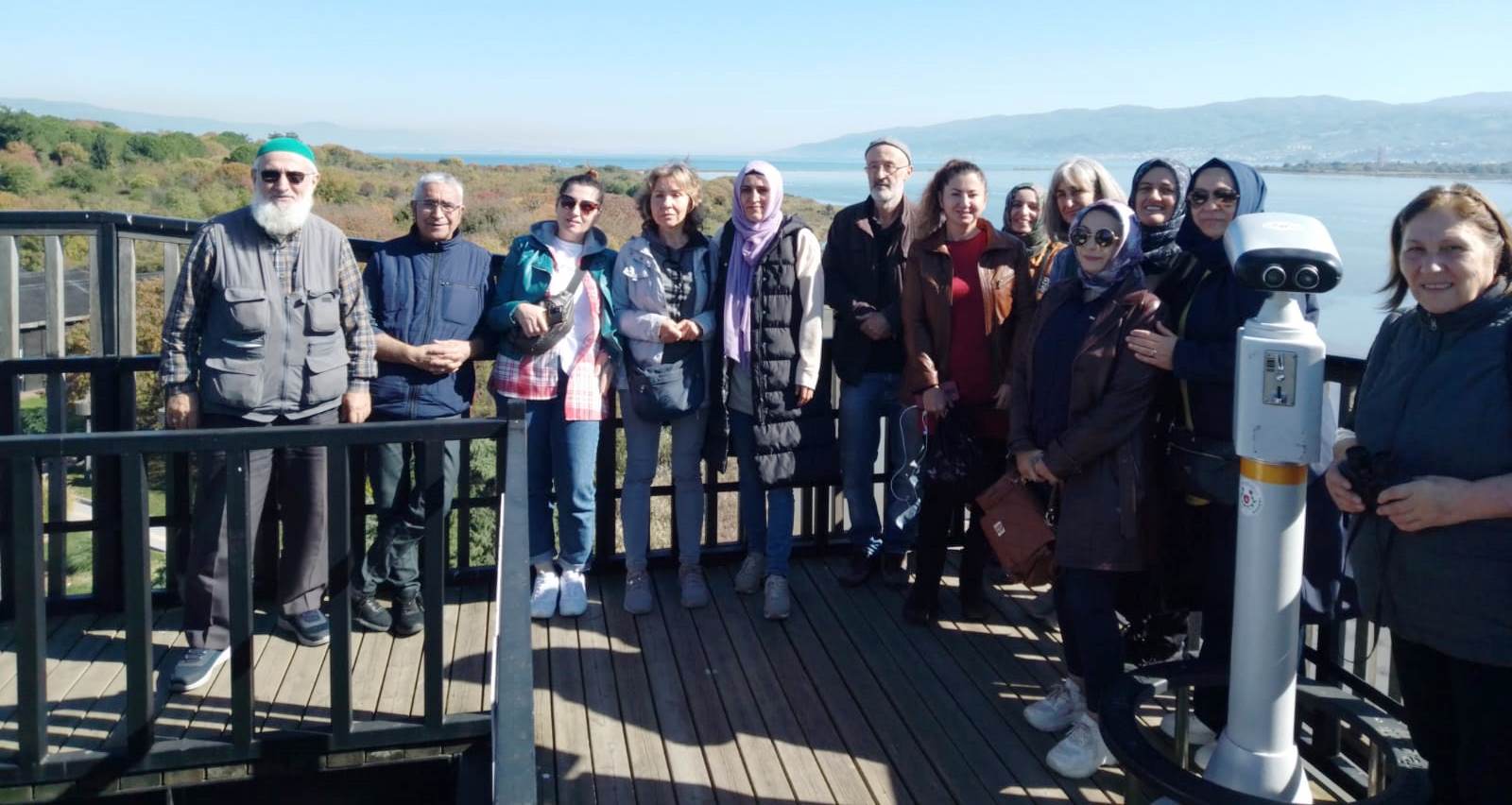 TIBBİ BİTKİLER KURSİYERLERİ, HERSEK LAGÜNÜNÜ GEZDİ