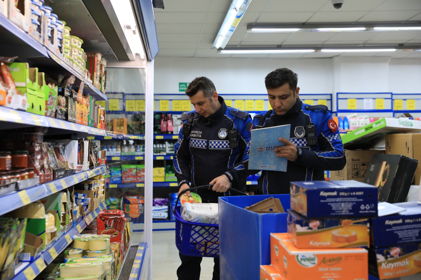 YALOVA BELEDİYESİ MARKET DENETİMLERİNE DEVAM EDİYOR