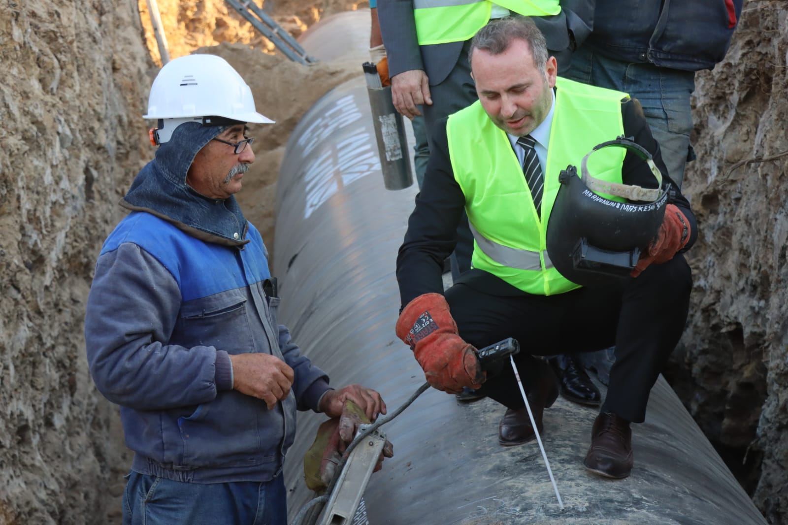 DEV PROJENİN İLK KAYNAĞI YAPILDI