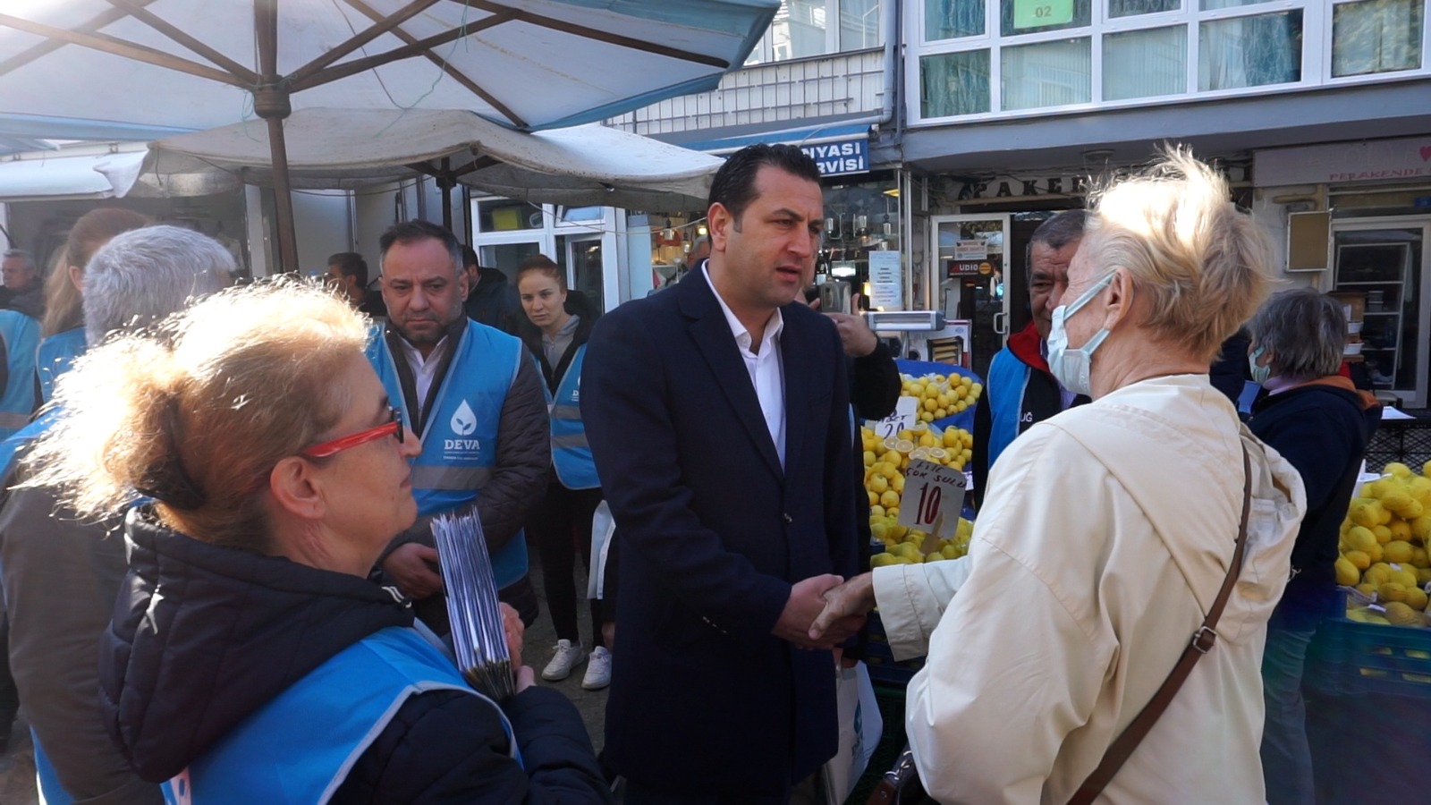 DEVA’DAN ÇINARCIK’DA ESNAF ZİYARETLERİ