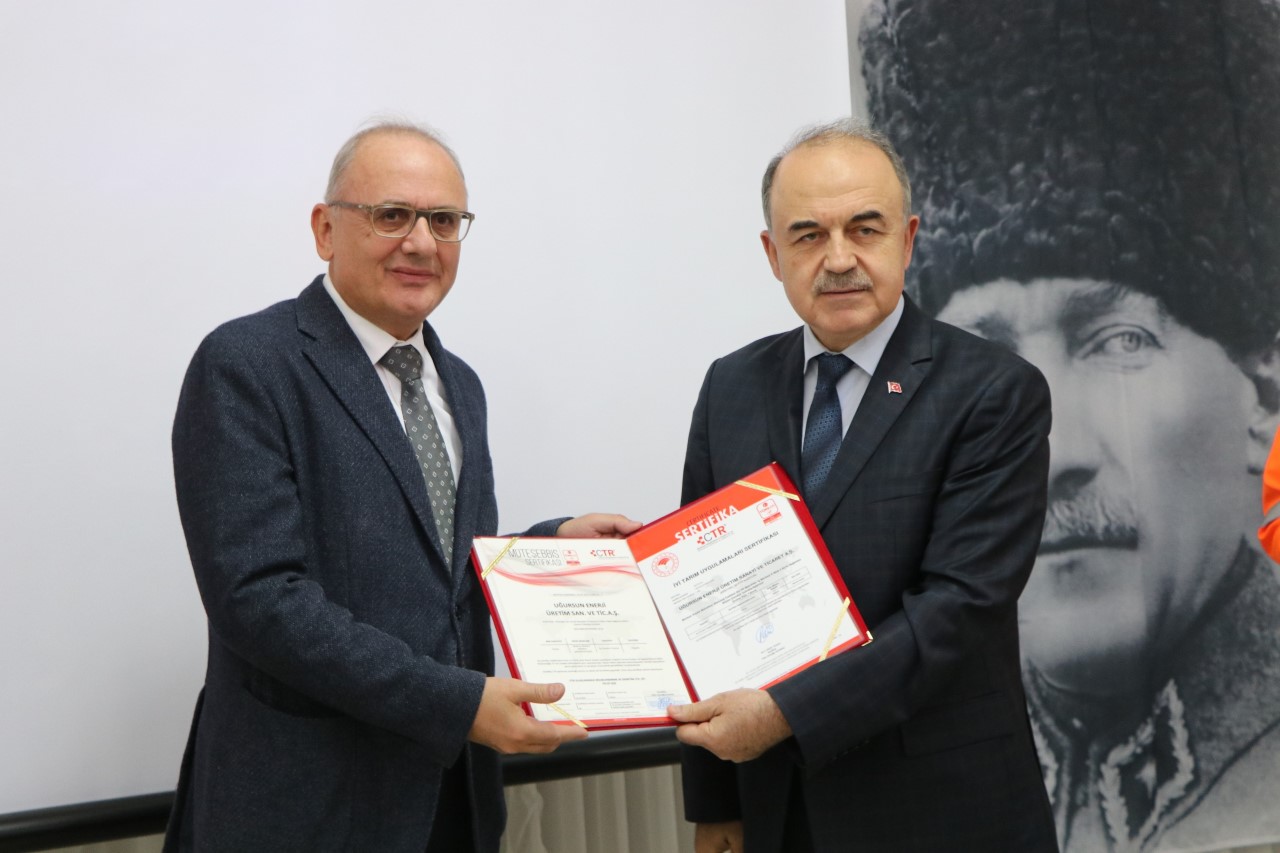 SERTİFİKA TÖRENİ DÜZENLENDİ