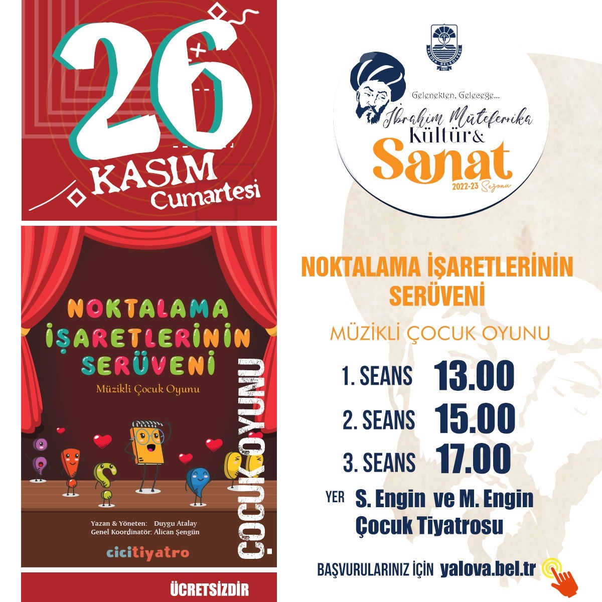 KÜLTÜR VE SANAT SEZONU DEVAM EDİYOR