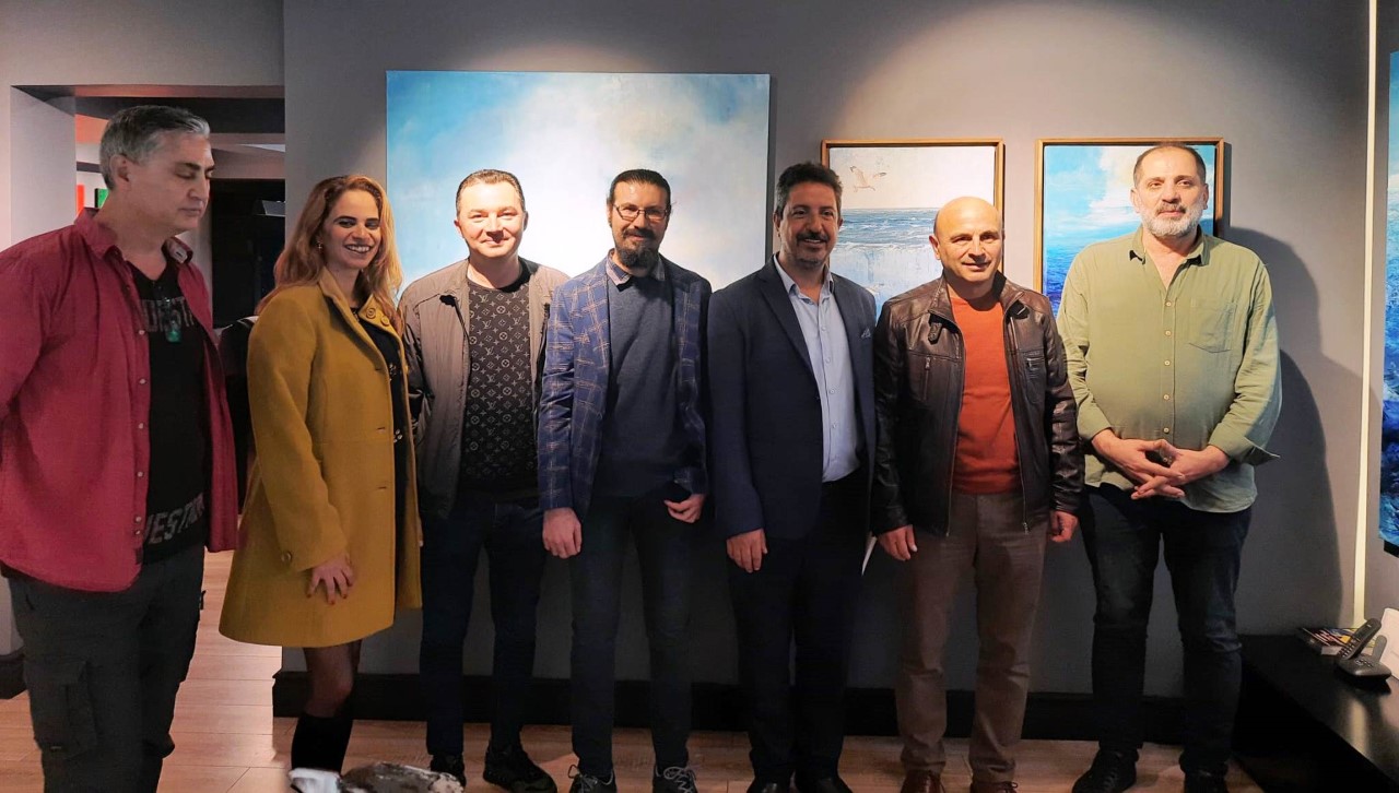 İLHAN AYDAN, 9. KİŞİSEL SERGİSİNİ AÇTI