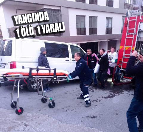 YATALAK HASTA ÇIKAN YANGINDA HAYATINI KAYBETTİ
