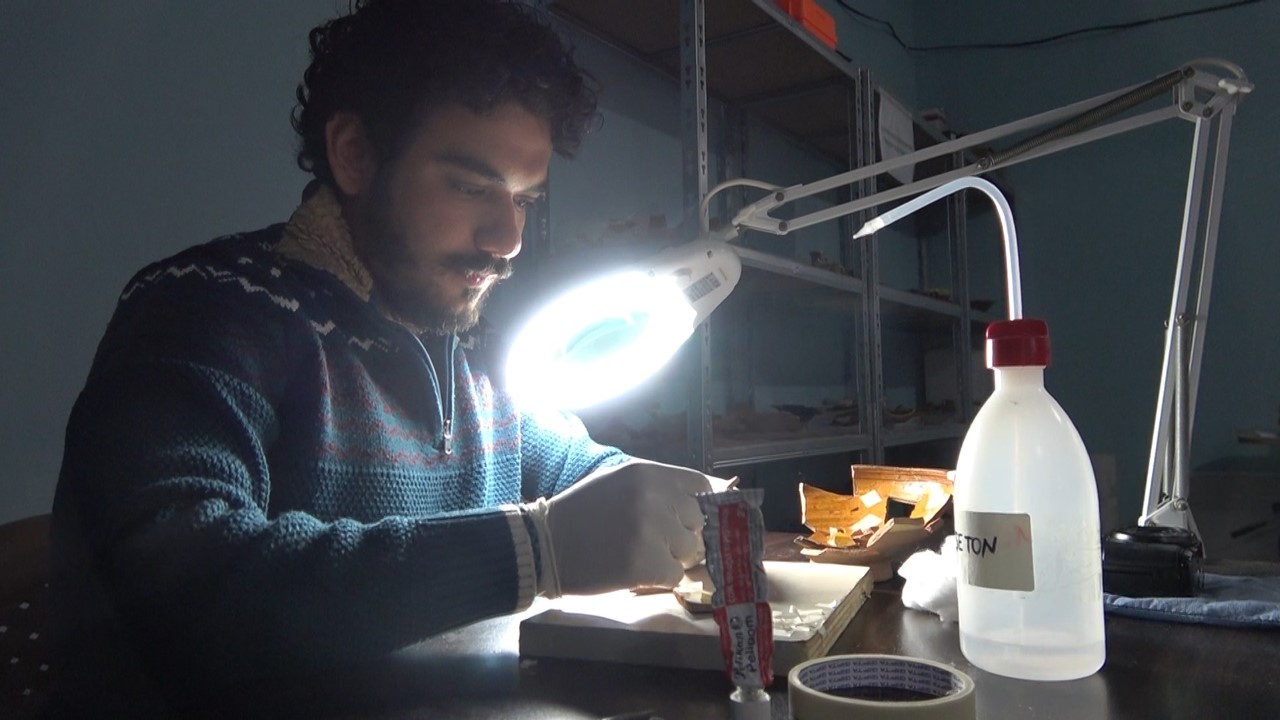 ÇOBANKALEDE’Kİ TARİHİ ESERLE PUZZLE GİBİ BİRLEŞTİRİLİYOR