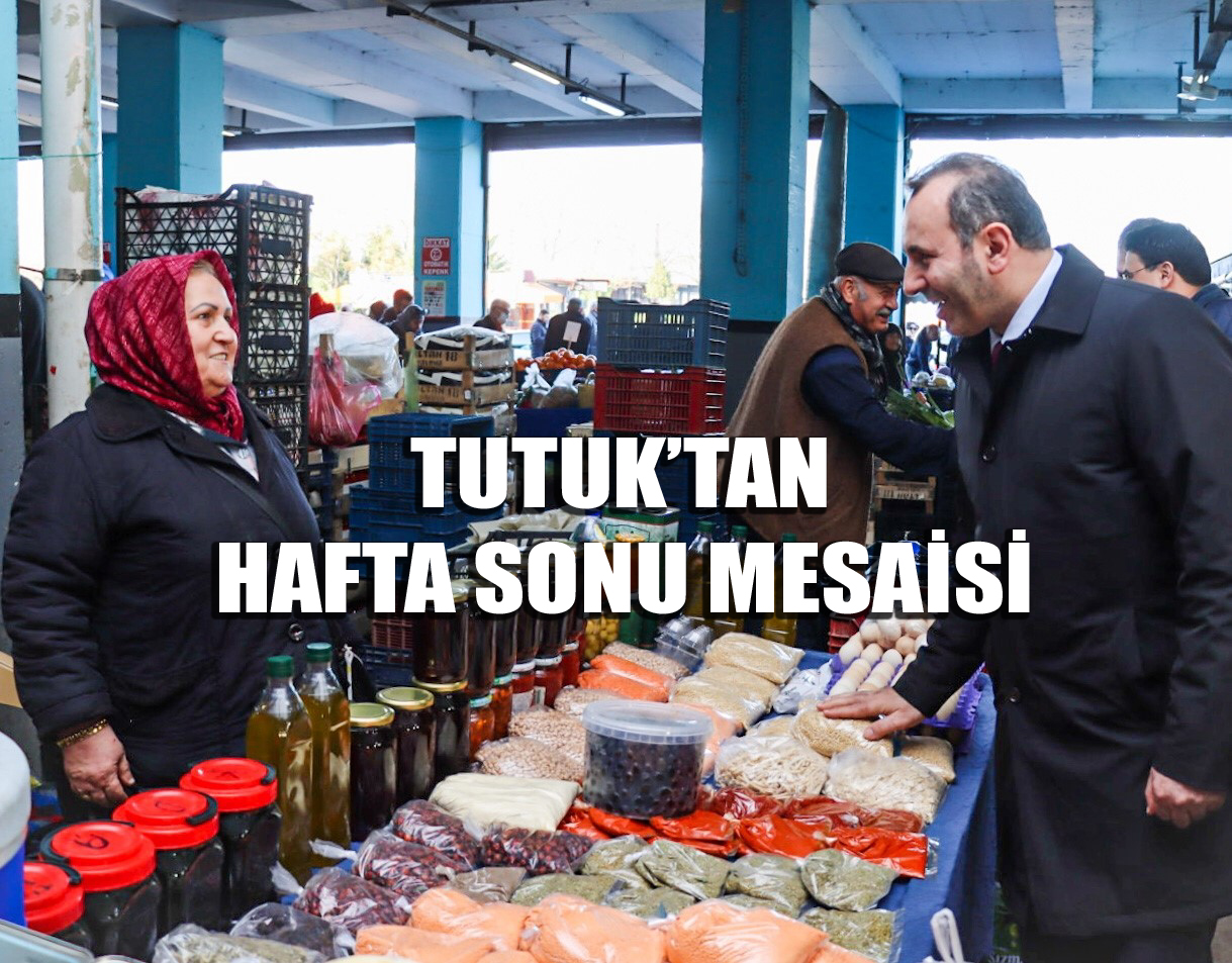 PAZAR YERİNİ ZİYARET ETTİ