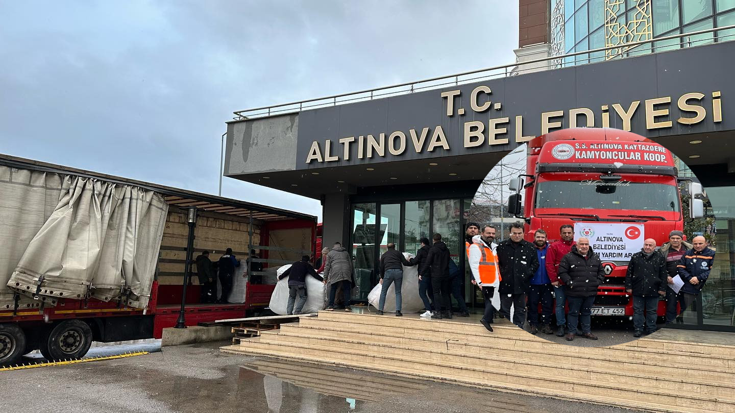 ALTINOVA’DAN DEPREMZEDELERE YARDIM ELİ