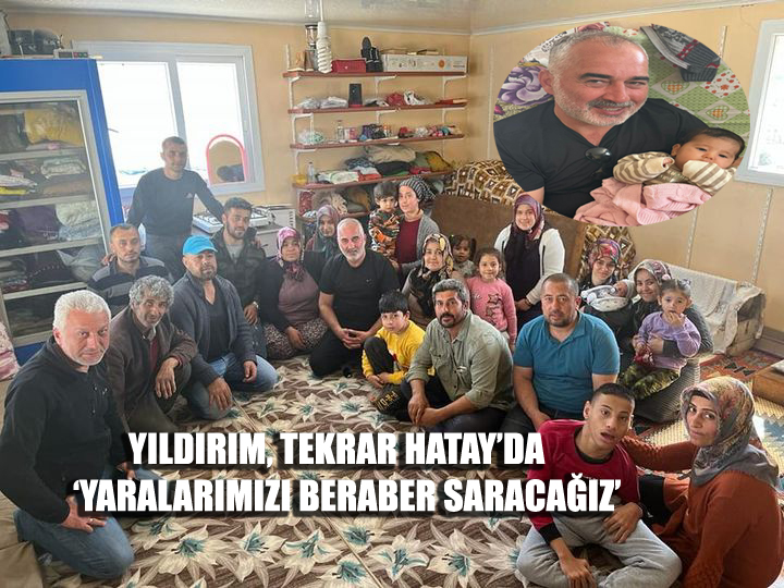 BAŞKAN YILDIRIM, TEKRAR DEPREM BÖLGESİNE GİTTİ