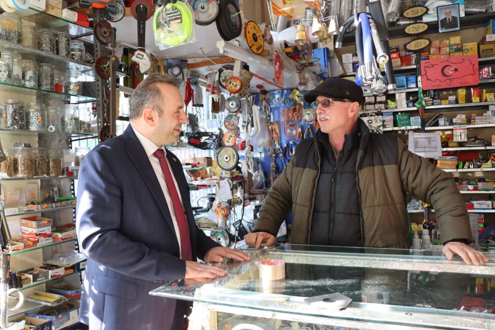 TUTUK’TAN MİMAR SİNAN CADDESİ ESNAFINA ZİYARET