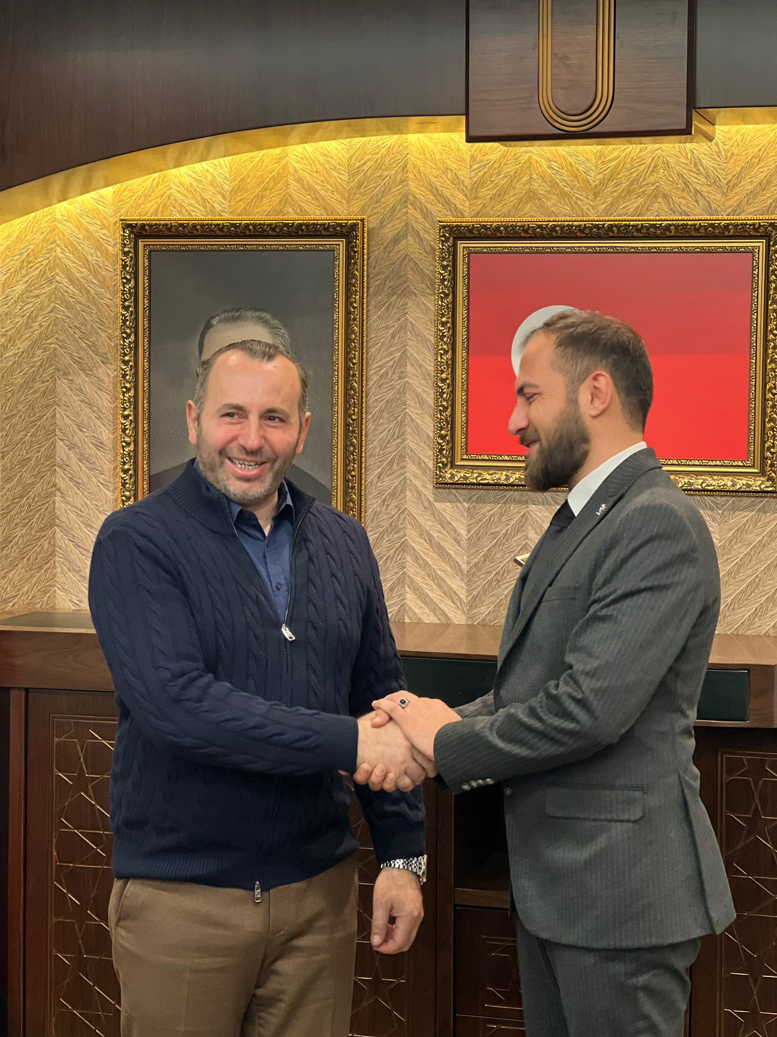 YALÇIN’DAN, BAŞKAN TUTUK’A HAYIRLI OLSUN ZİYARETİ