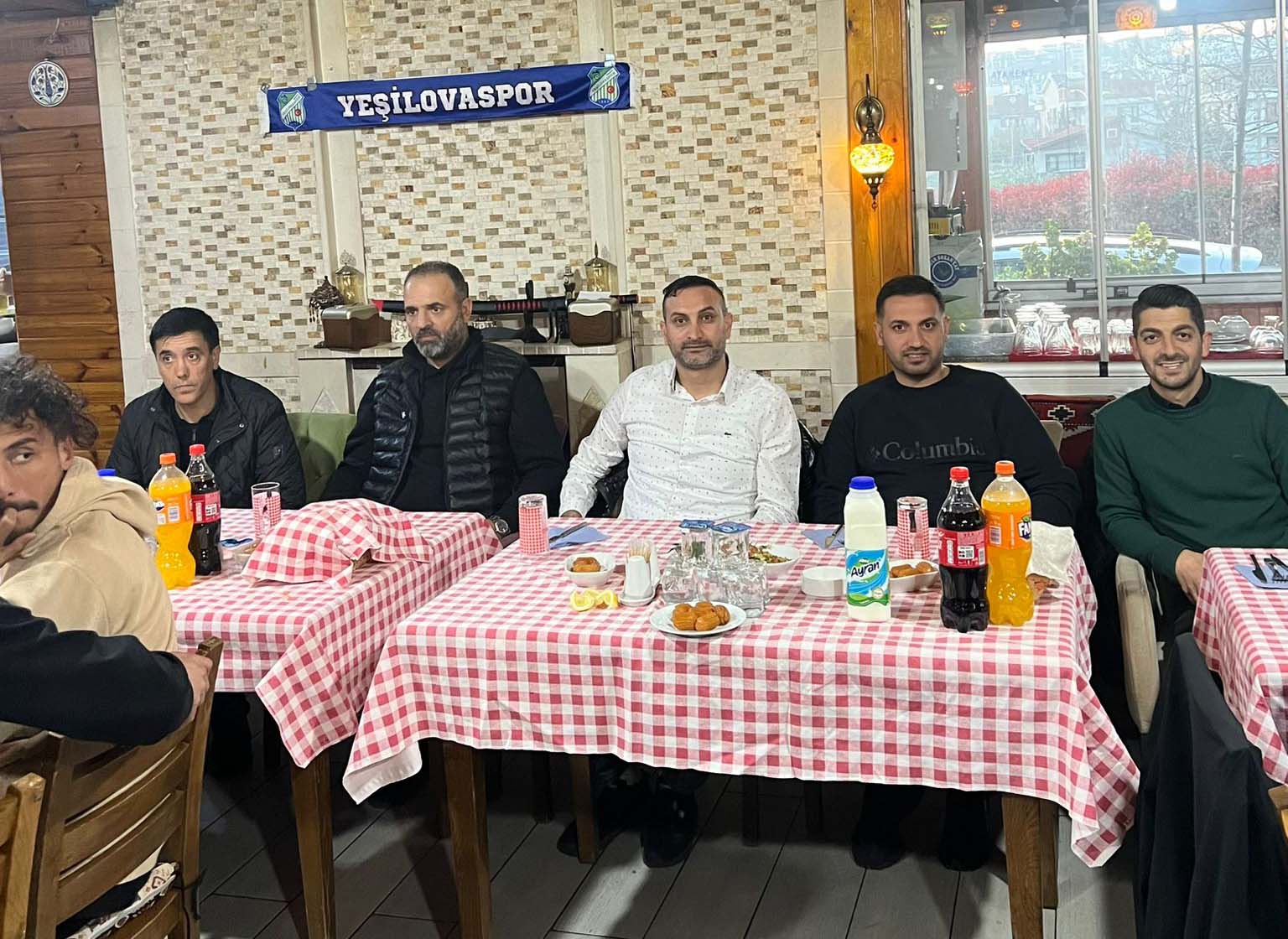 YEŞİLOVA SPOR, İFTARDA BULUŞTU