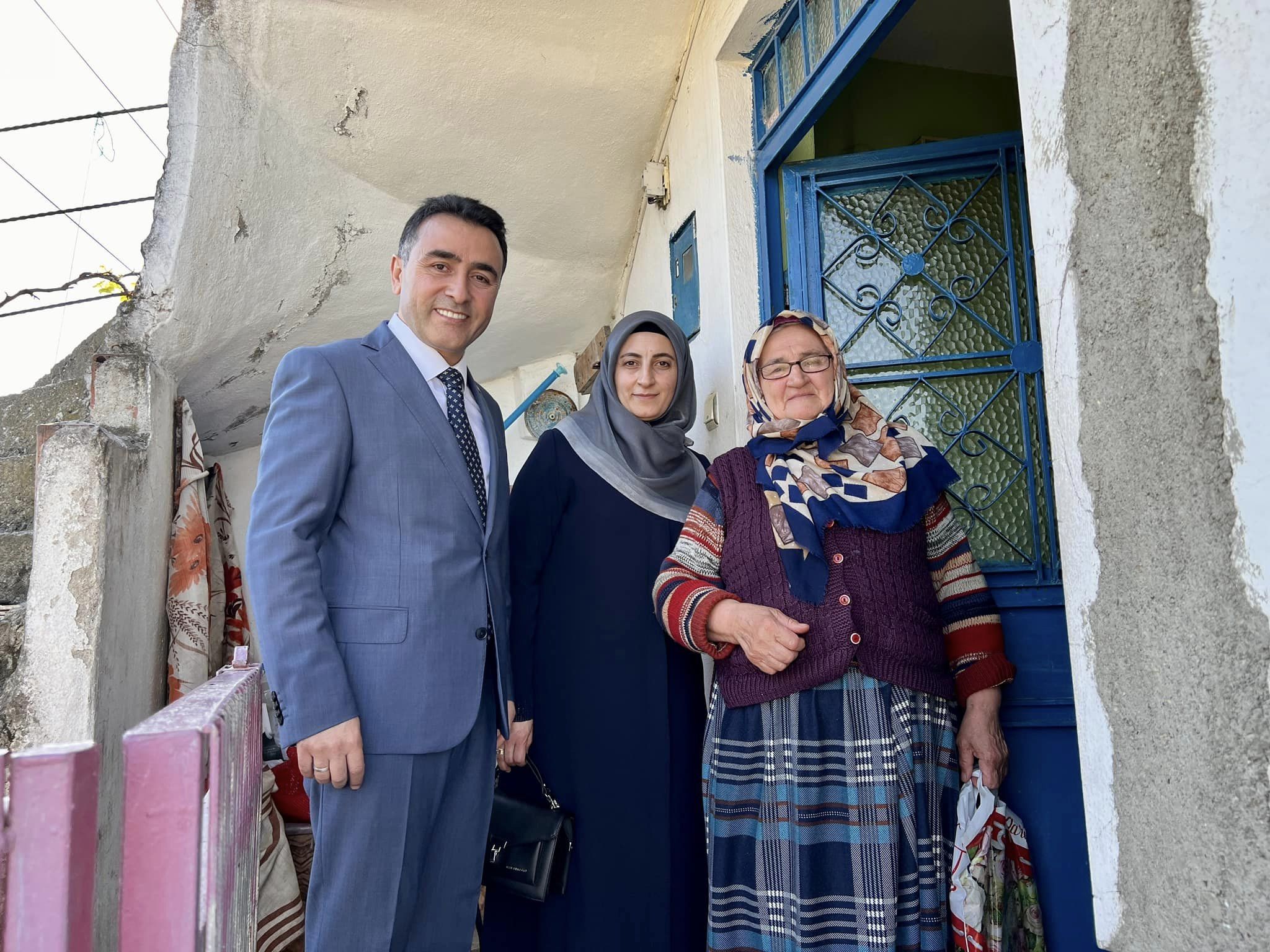 BAŞKAN KAÇAR, BELDE YAŞLILARINI ZİYARET ETTİ