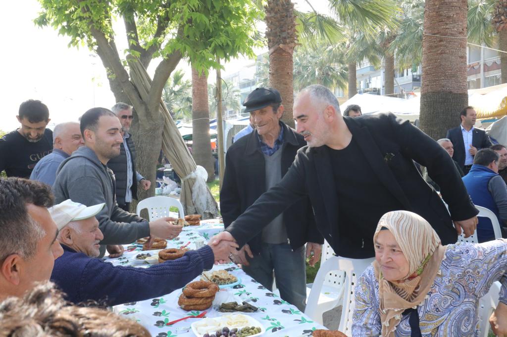 BAŞKAN YILDIRIM, PAZARCILARLA BİR ARAYA GELDİ