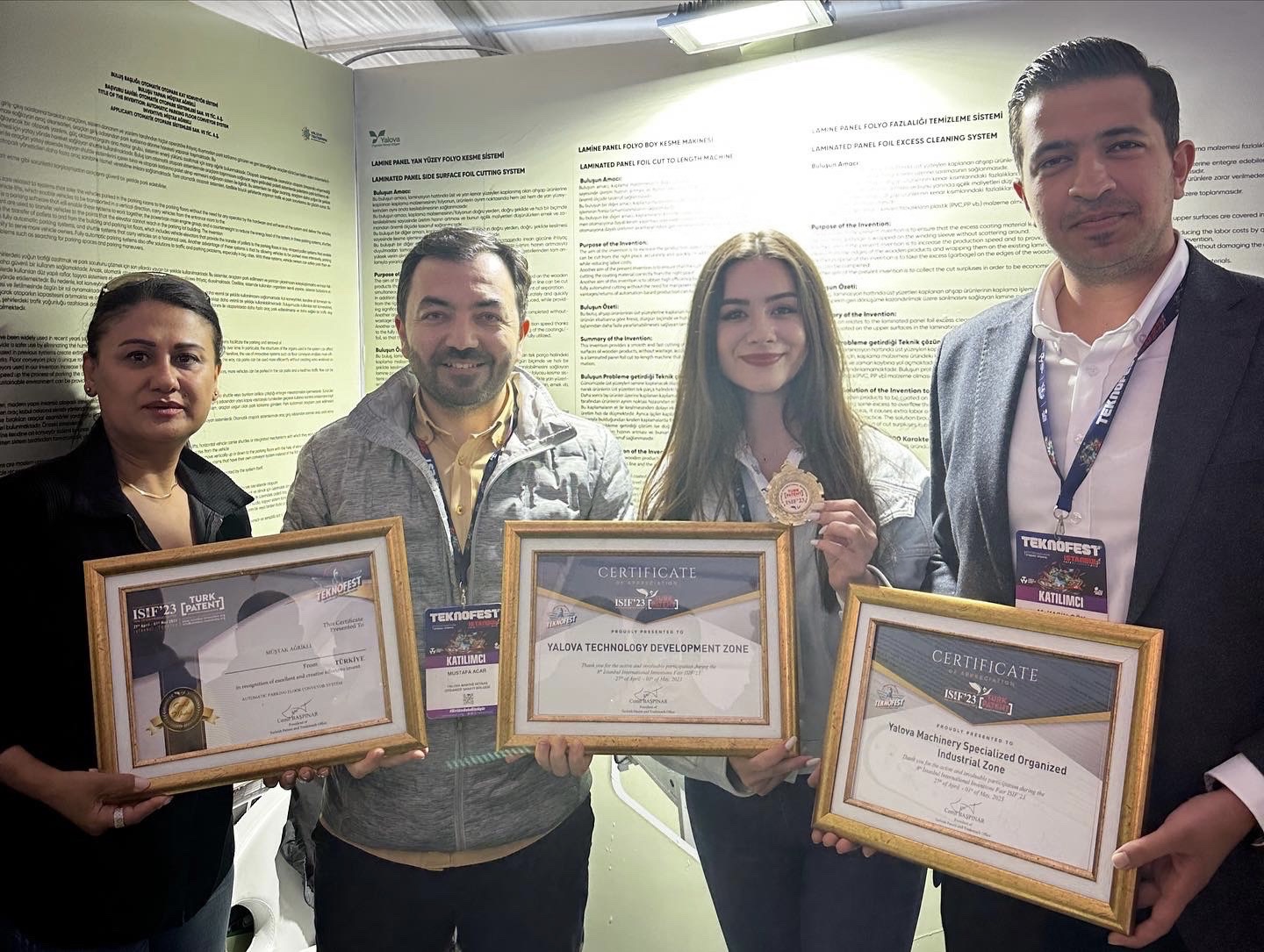 PATENT FUARINDA ALTIN MADALYA YALOVA’YA