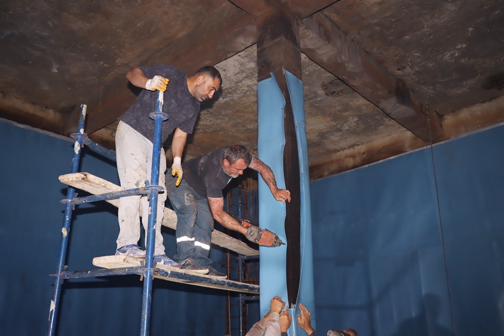 DAHA KALİTELİ SU İÇİN DEPOLAR MEMBRAN İLE KAPLANIYOR