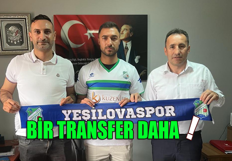 STOPER AYDIN, YEŞİLOVA SPOR İLE SÖZLEŞME İMZALADI