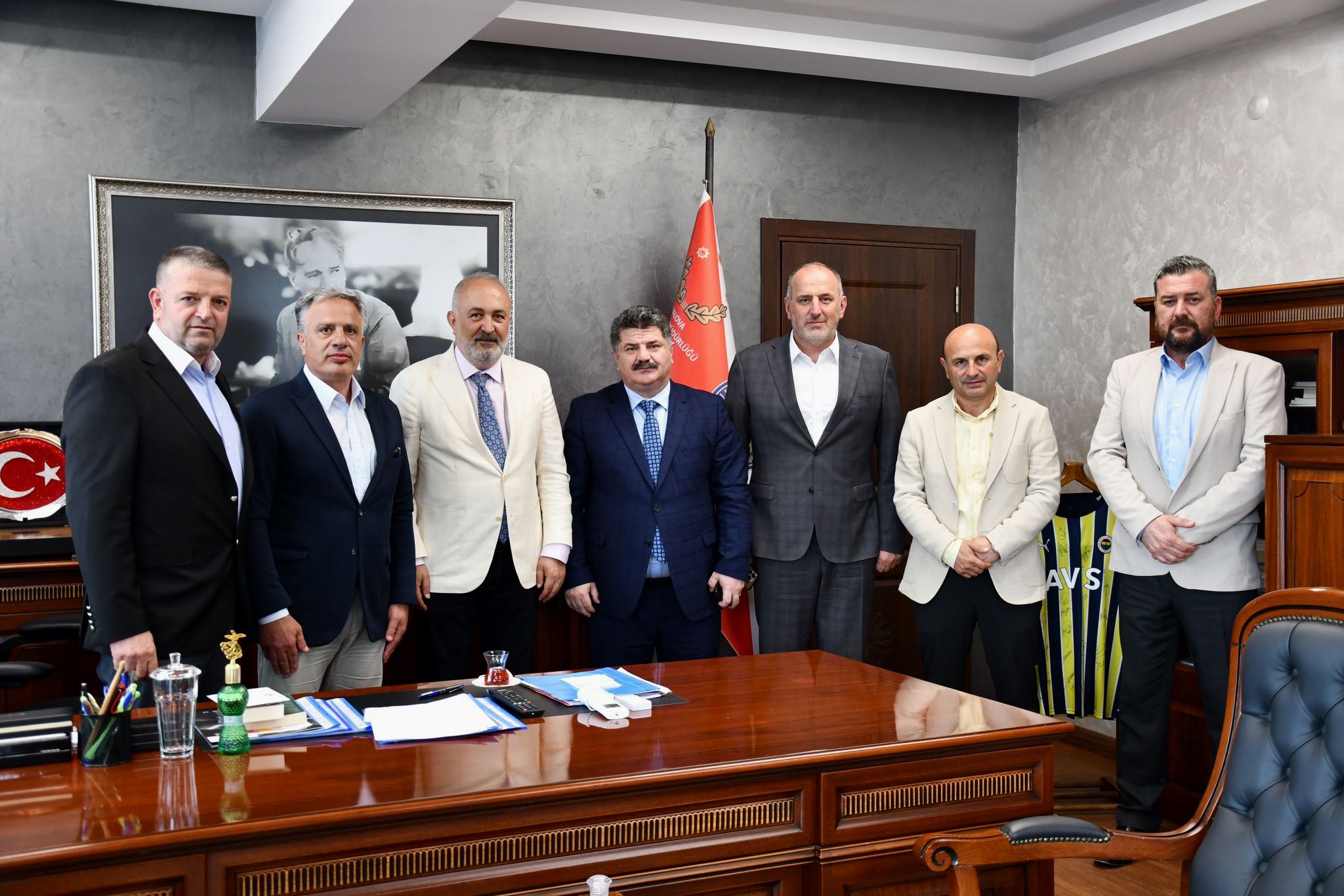 BAŞKANLARDAN EMNİYET MÜDÜRÜNE ZİYARET