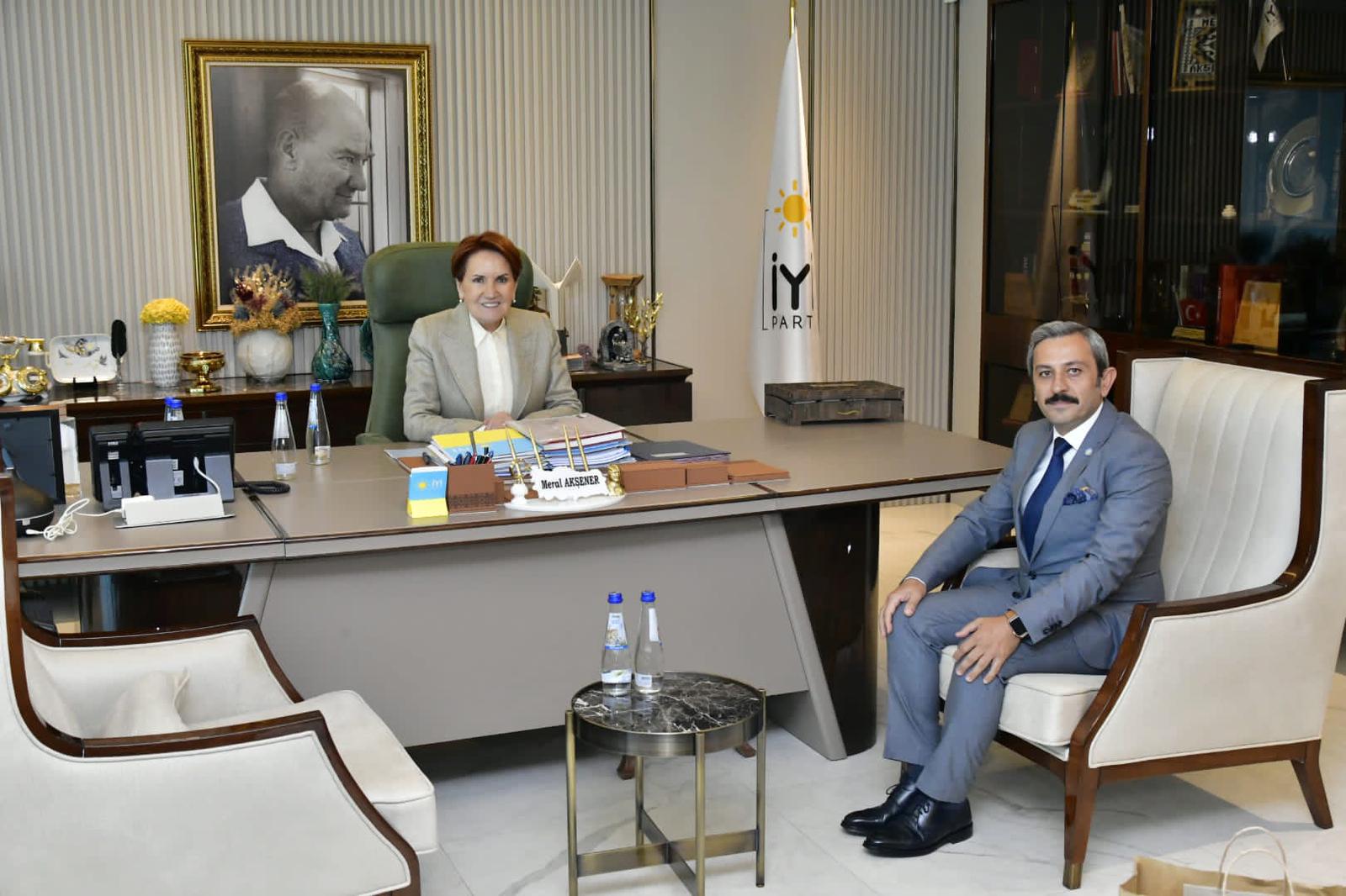 KENDİR, GENEL BAŞKAN AKŞENER’İ ZİYARET ETTİ
