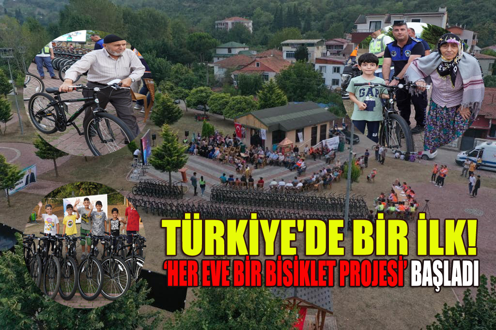 ALTINOVA’DA BİSİKLET DAĞITIMI GERÇEKLEŞTİRİLDİ