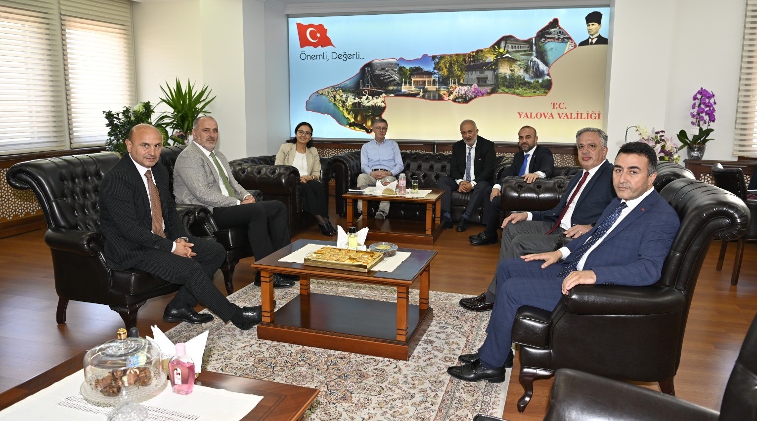 BAŞKANLARDAN VALİ KAYA’YA HAYIRLI OLSUN ZİYARETİ