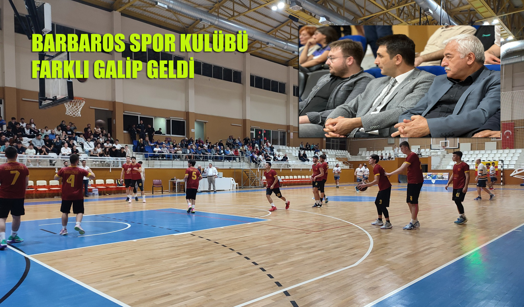 KARAMÜRSEL’DEN BARBAROS SPOR BASKETBOL TAKIMINA TAM DESTEK
