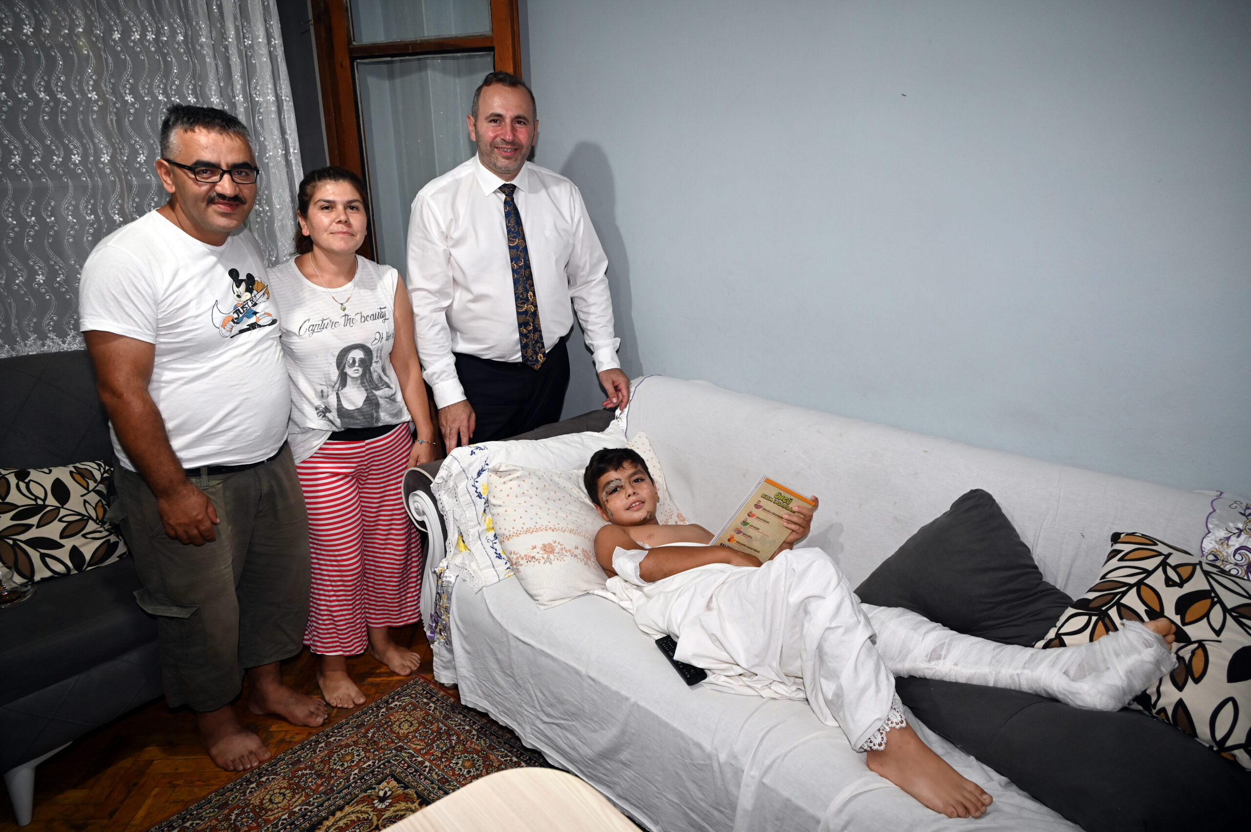 TUTUK, TRAFİK KAZASI GEÇİREN ÇOCUĞUN ÇAĞRISINA KAYITSIZ KALMADI