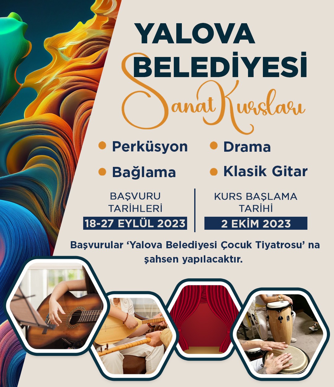 SANAT KURSLARI KAYITLARI BAŞLADI