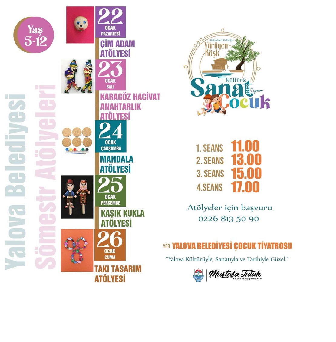 SÖMESTR TATİLİNDE ÖĞRENCİLER EĞLENEREK HÜNERLERİNİ SERGİLEYECEK