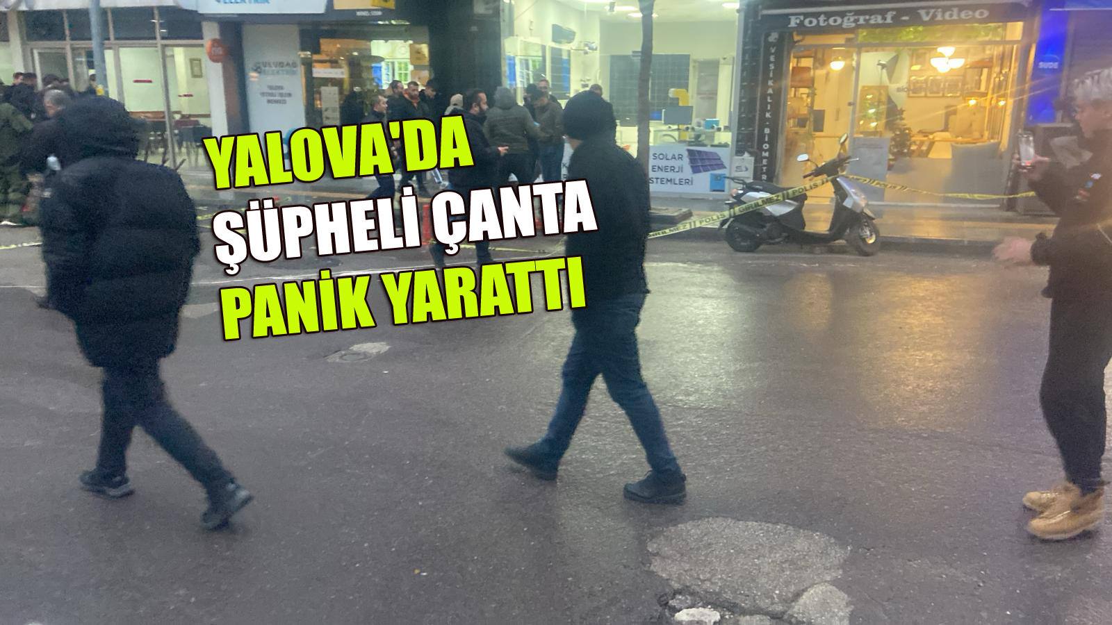 PATLATILAN ÇANTA BOŞ ÇIKTI