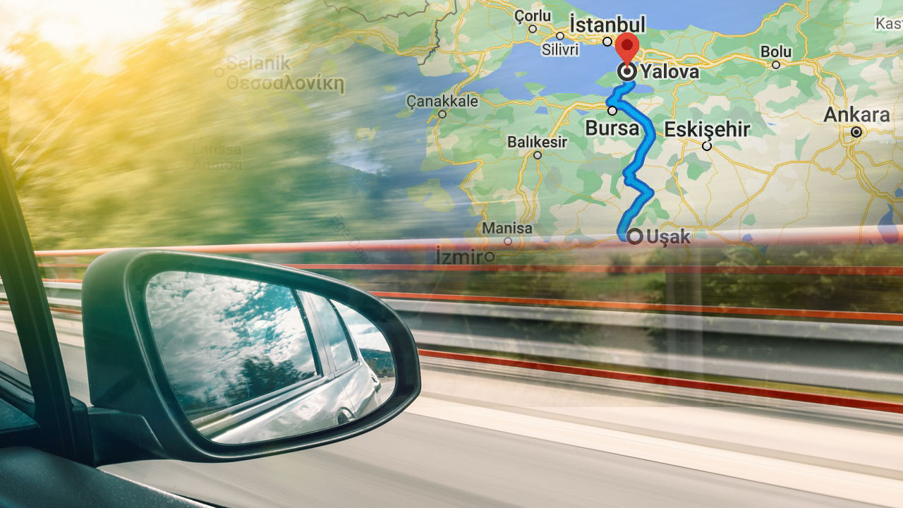 YALOVA İLE UŞAK ARASI KAÇ KM, KAÇ SAAT SÜRER?