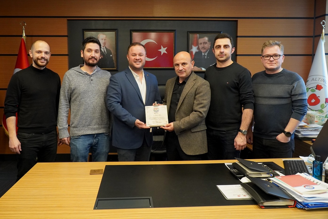 TUFAG, BAŞKAN ORAL’I ZİYARET ETTİ