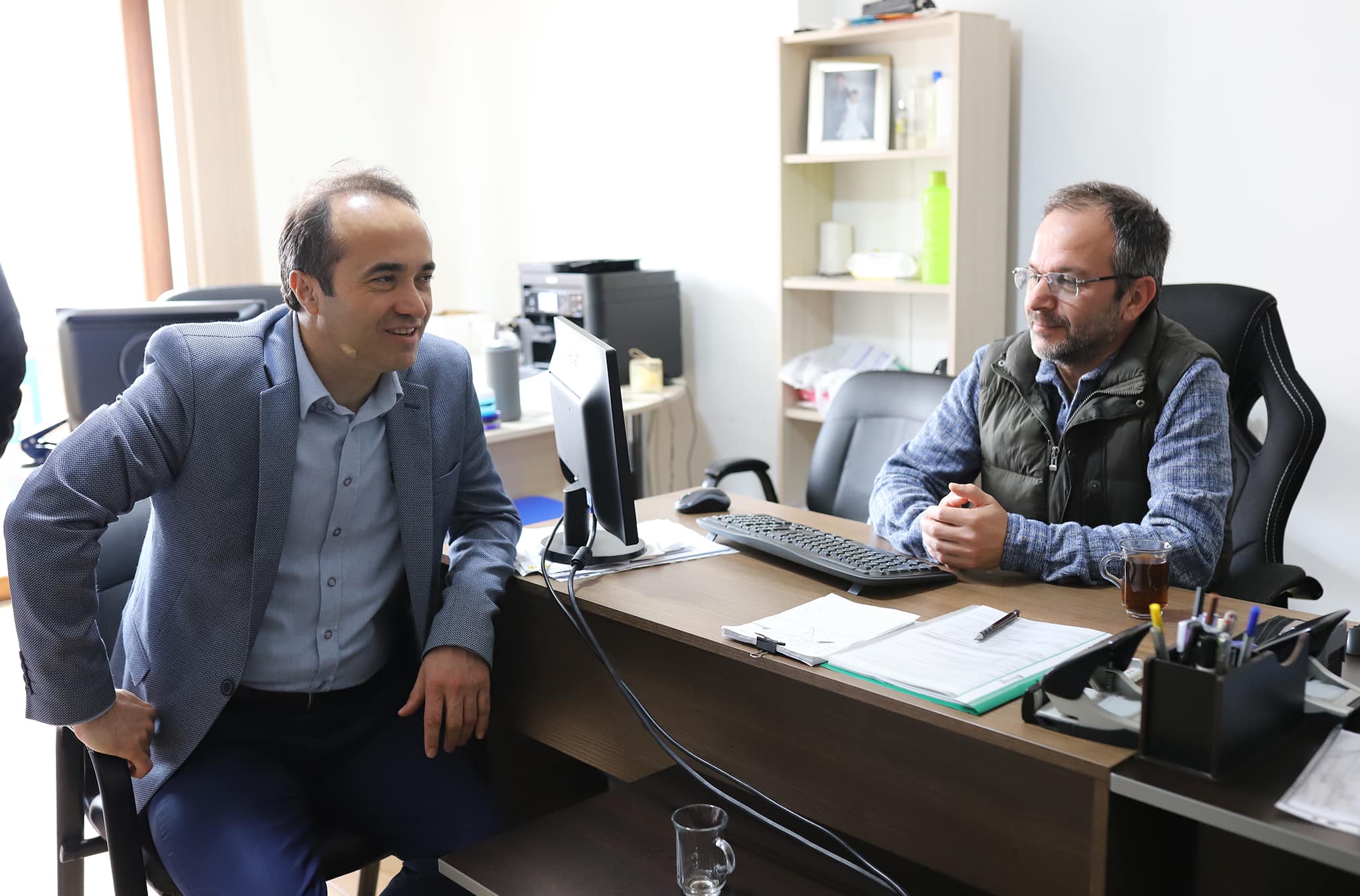 BAŞKAN ADAYI ÖZYİĞİT, MUHASEBECİLERİ ZİYARET ETTİ