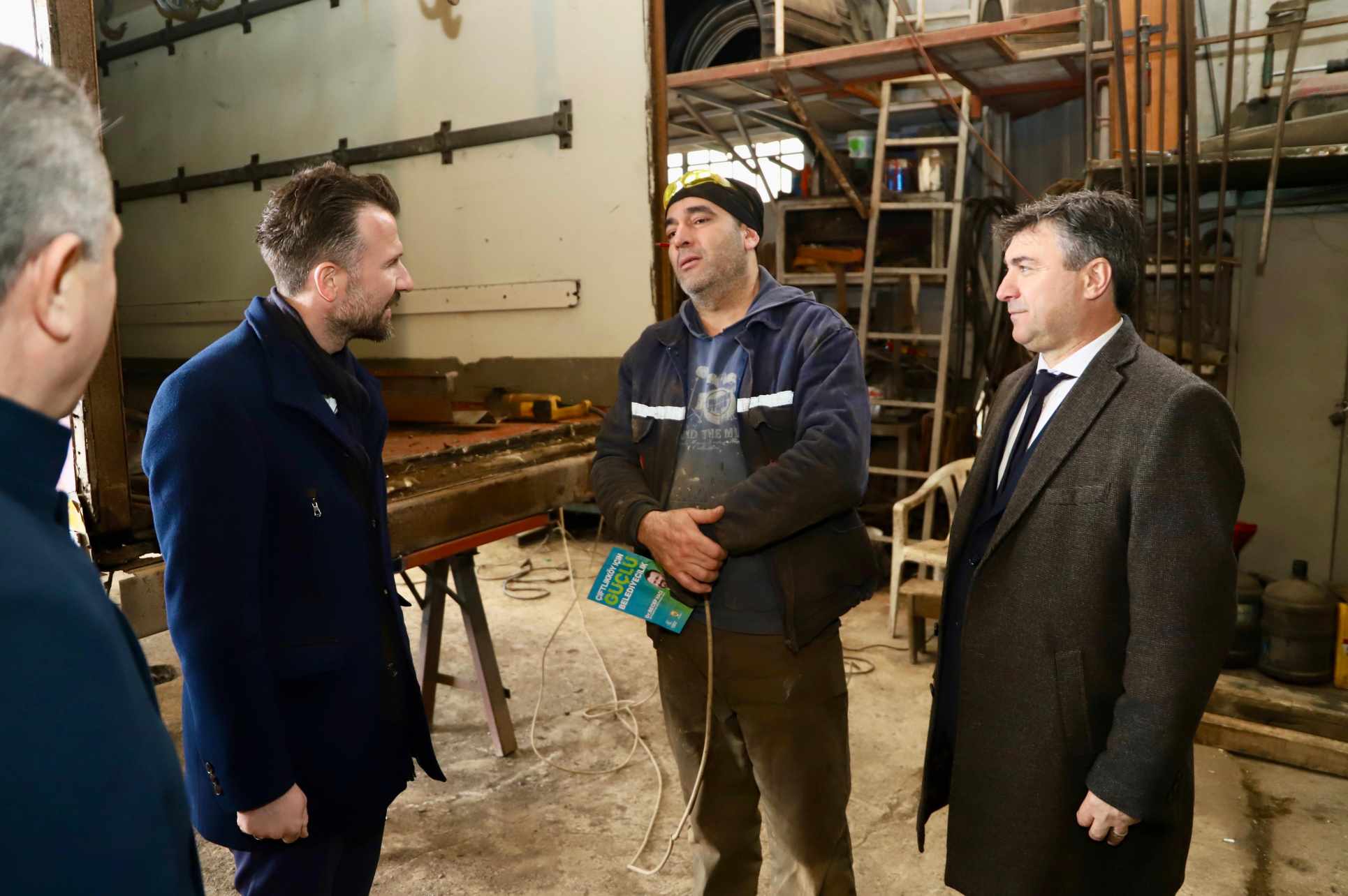 TAŞKÖPRÜ SANAYİ SİTESİNDEN HACI’YA TAM DESTEK