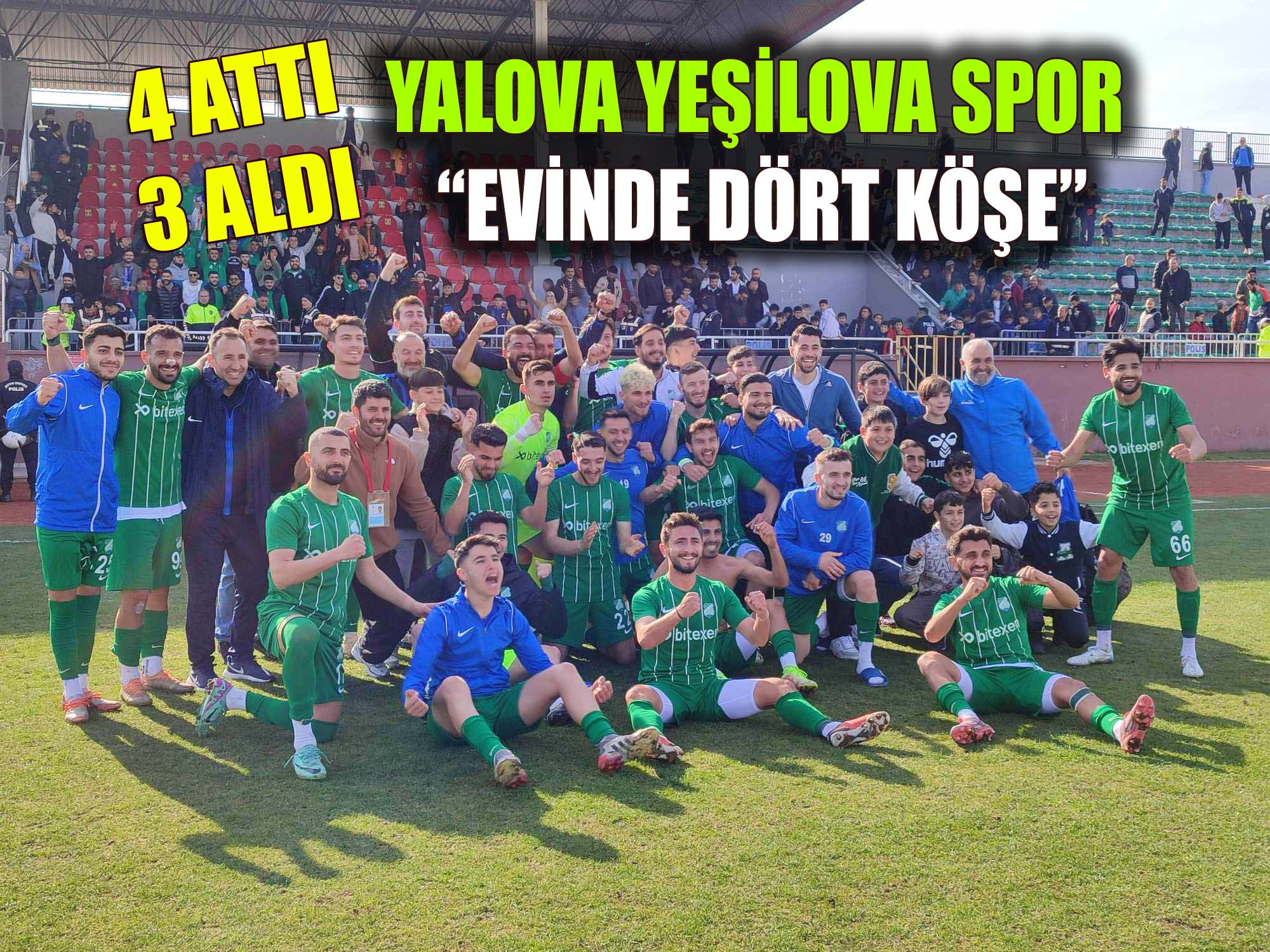 BURHANİYE BELEDİYE SPOR’U “DÖRTLÜK” YAPTIK!