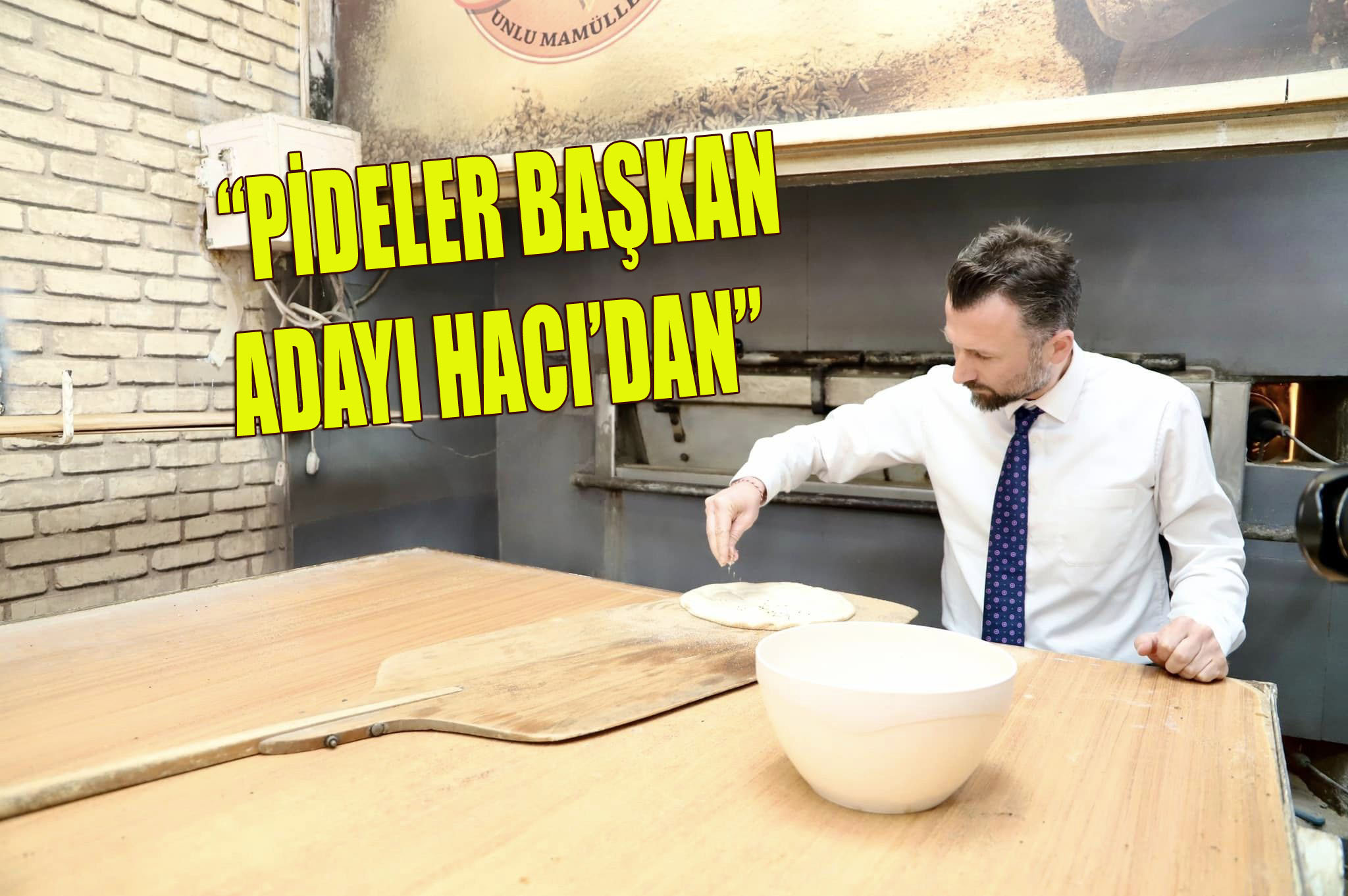 “RAMAZAN AYININ İLK PİDELERİ HACI’DAN”