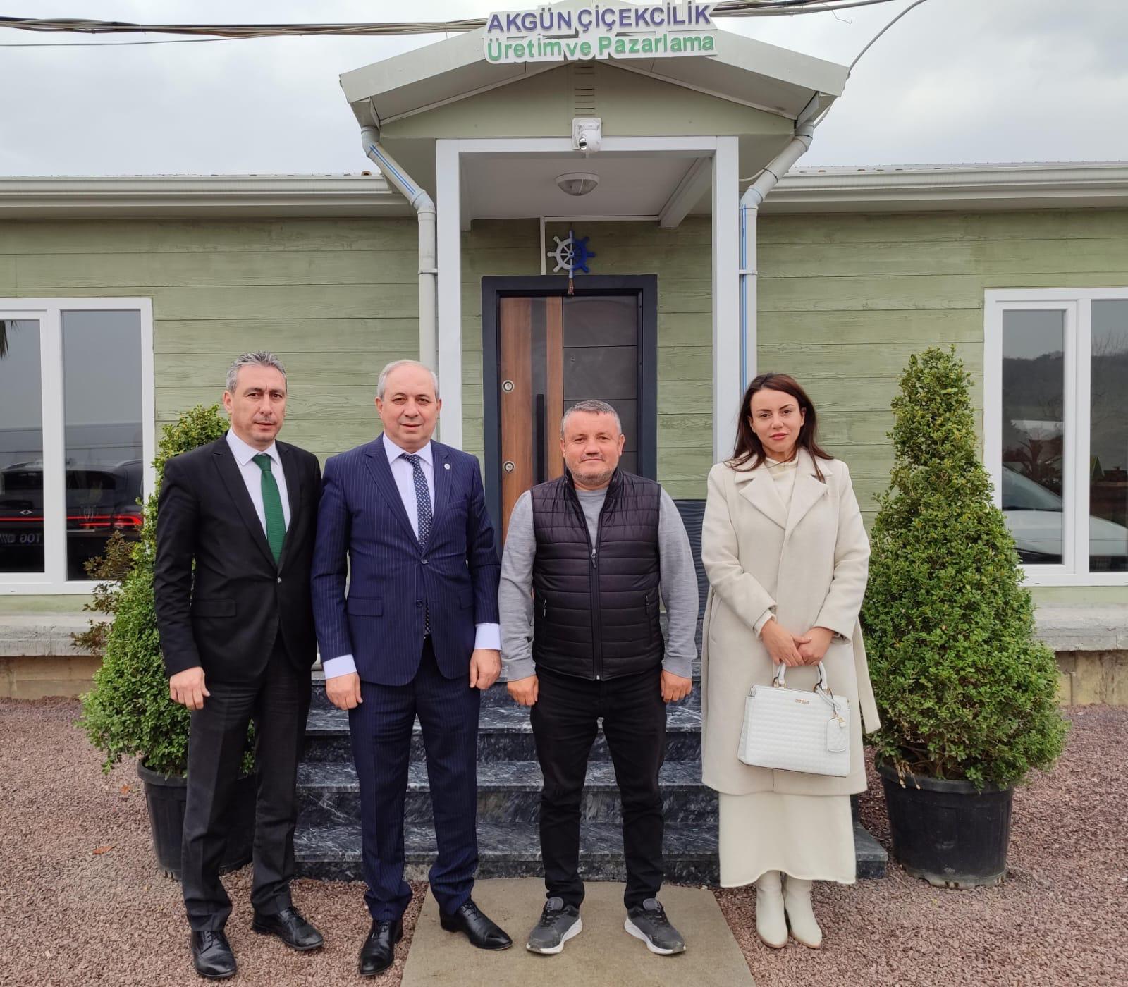 YTSO’DAN AKGÜN ÇİÇEKÇİLİĞE ZİYARET