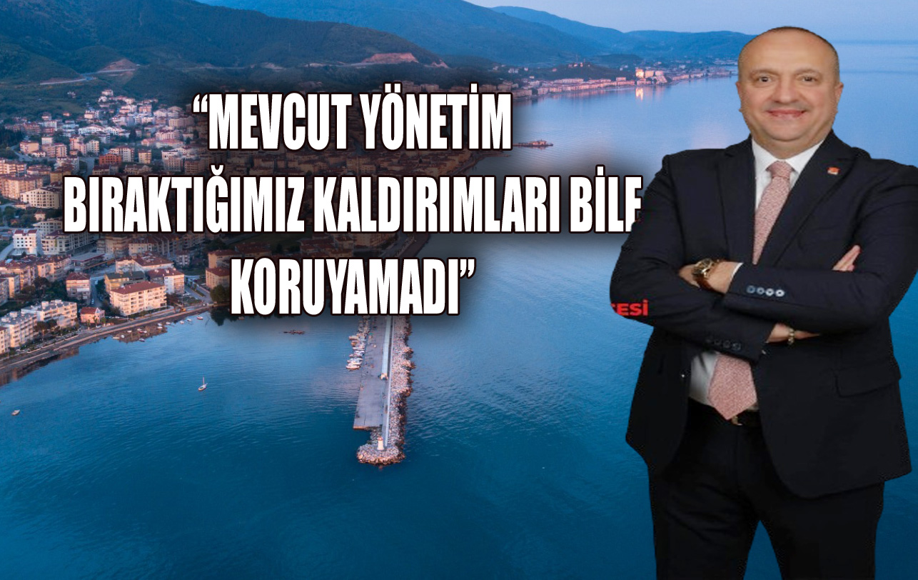 CHP ÇINARCIK BELEDİYE BAŞKAN ADAYI KURT MEVCUT YÖNETİME YÜKLENDİ!