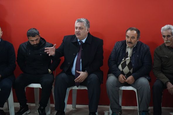 CHP ADAYI GÜREL VATANDAŞLARI DİNLİYOR