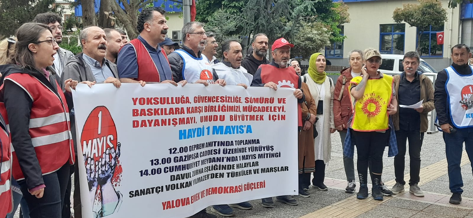 1 MAYIS YALOVA’DA KİTLESEL KUTLANILACAK