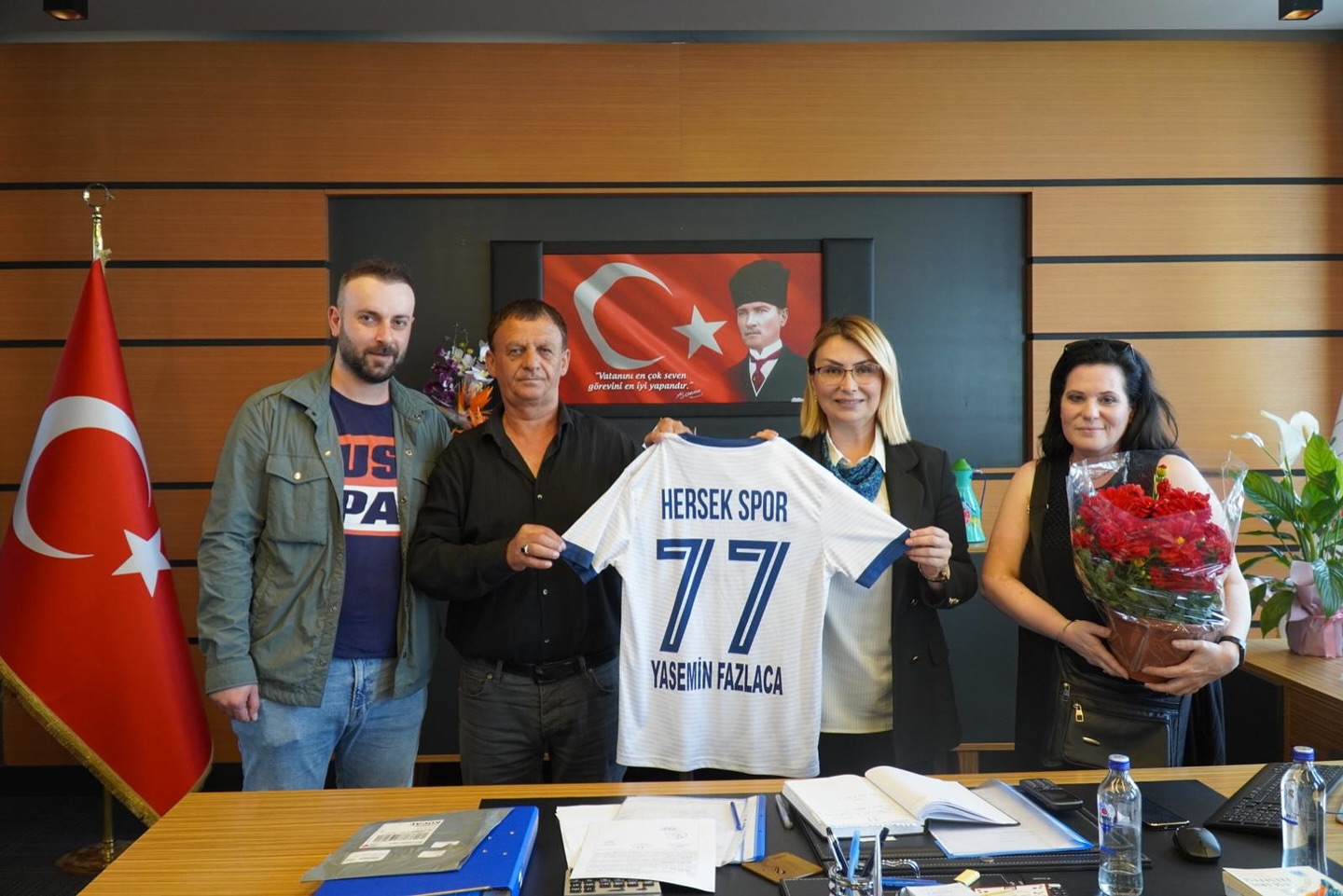 HERSEK SPOR’DAN FAZLACA’YA ZİYARET